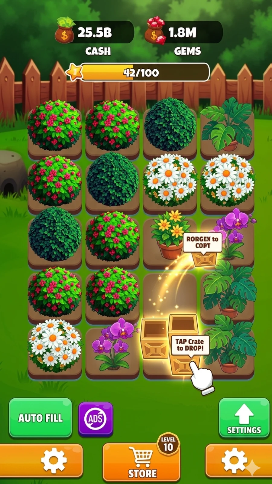 Idle Plants: Merge & Garden screenshot
